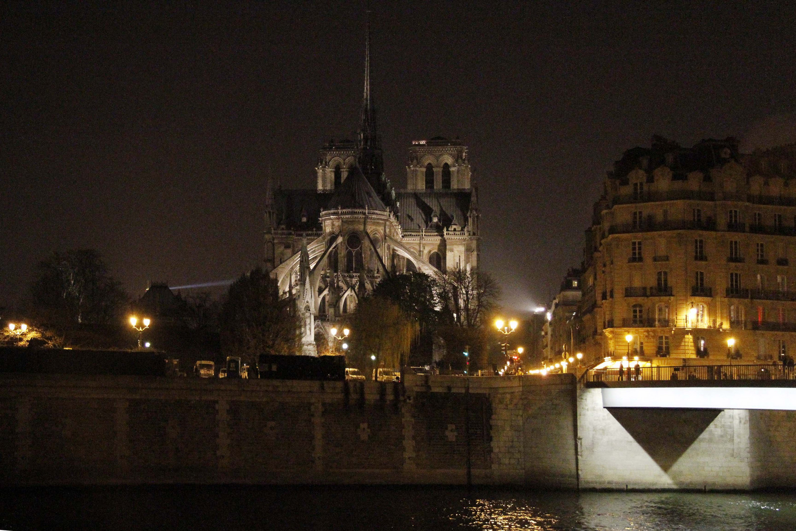 París, La Seine et Nôtre Dame, marzo 2012