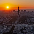 Paris, La Tour Eiffel, Blick vom Tour Montparnasse