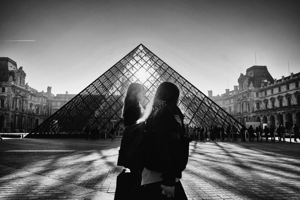 Paris, Le Louvre Pyramide 2014