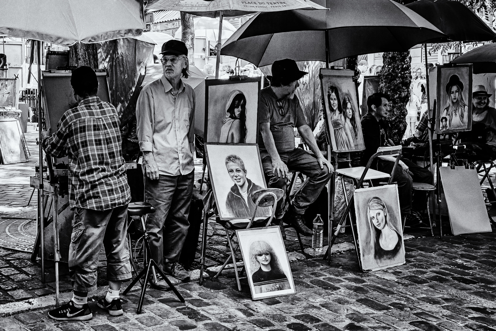 Paris, Montmartre. Place de Tertre 