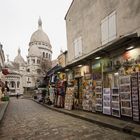 Paris - Montmartre - Rue du Chevalier de la Barre - Sacré Coeur