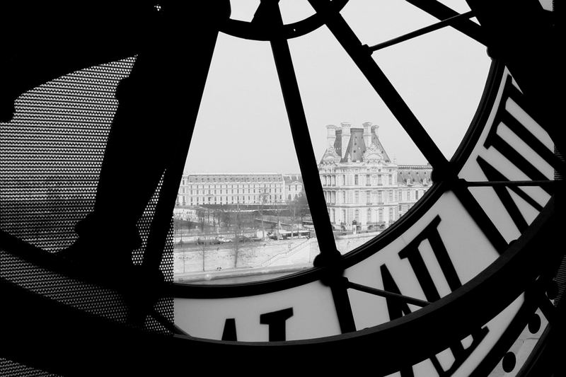 Paris - Musée d´Orsay: Blick auf die Stadt "durch die Uhr"