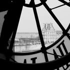 Paris - Musée d´Orsay: Blick auf die Stadt "durch die Uhr"