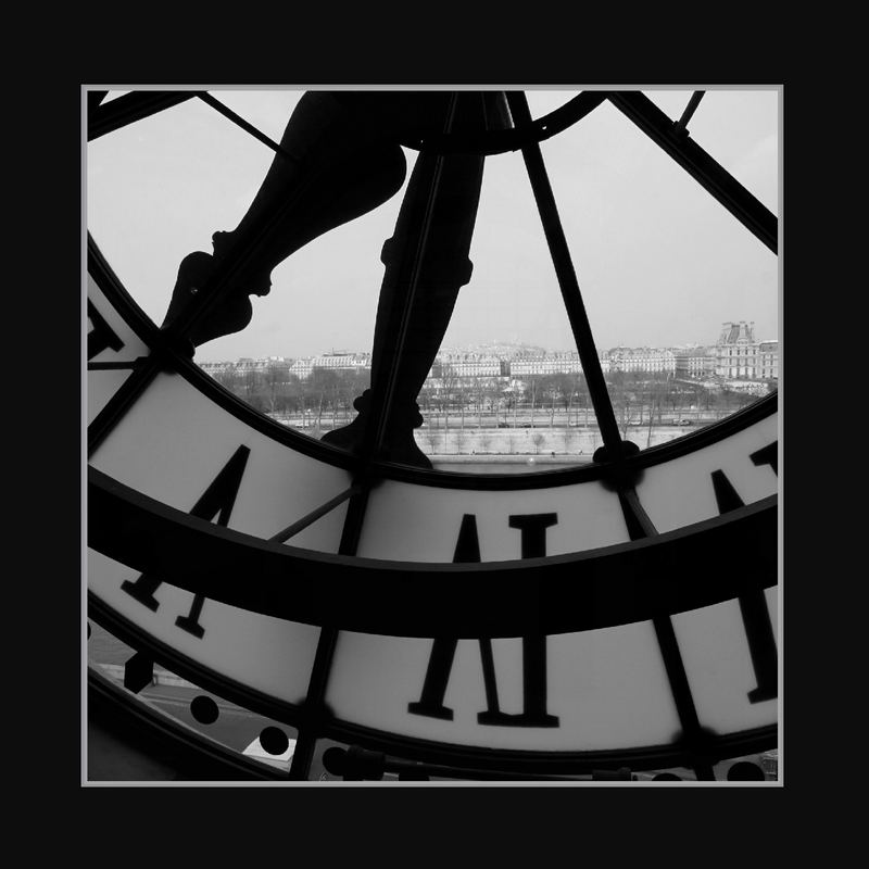 Paris - Musée d´Orsay: "Blick durch die Uhr"