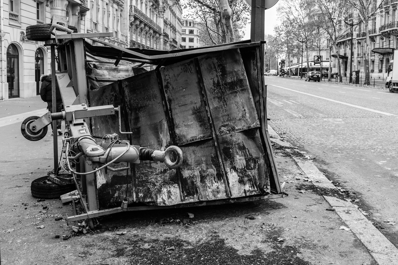 Paris nach der Demo