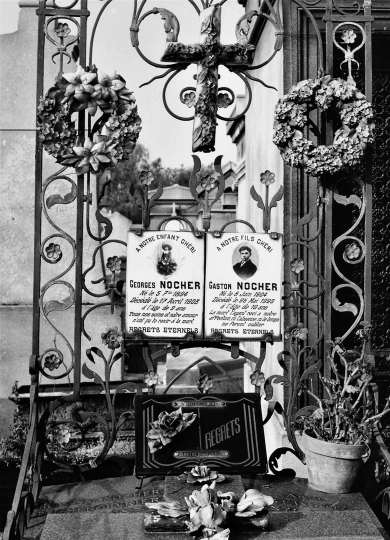 Paris Nostalgie - auf dem Friedhof Père Lachaise 1988