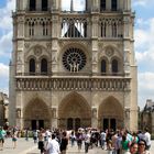 Paris: Notre-Dame in wechselndem Licht (9. August, 15 Uhr)