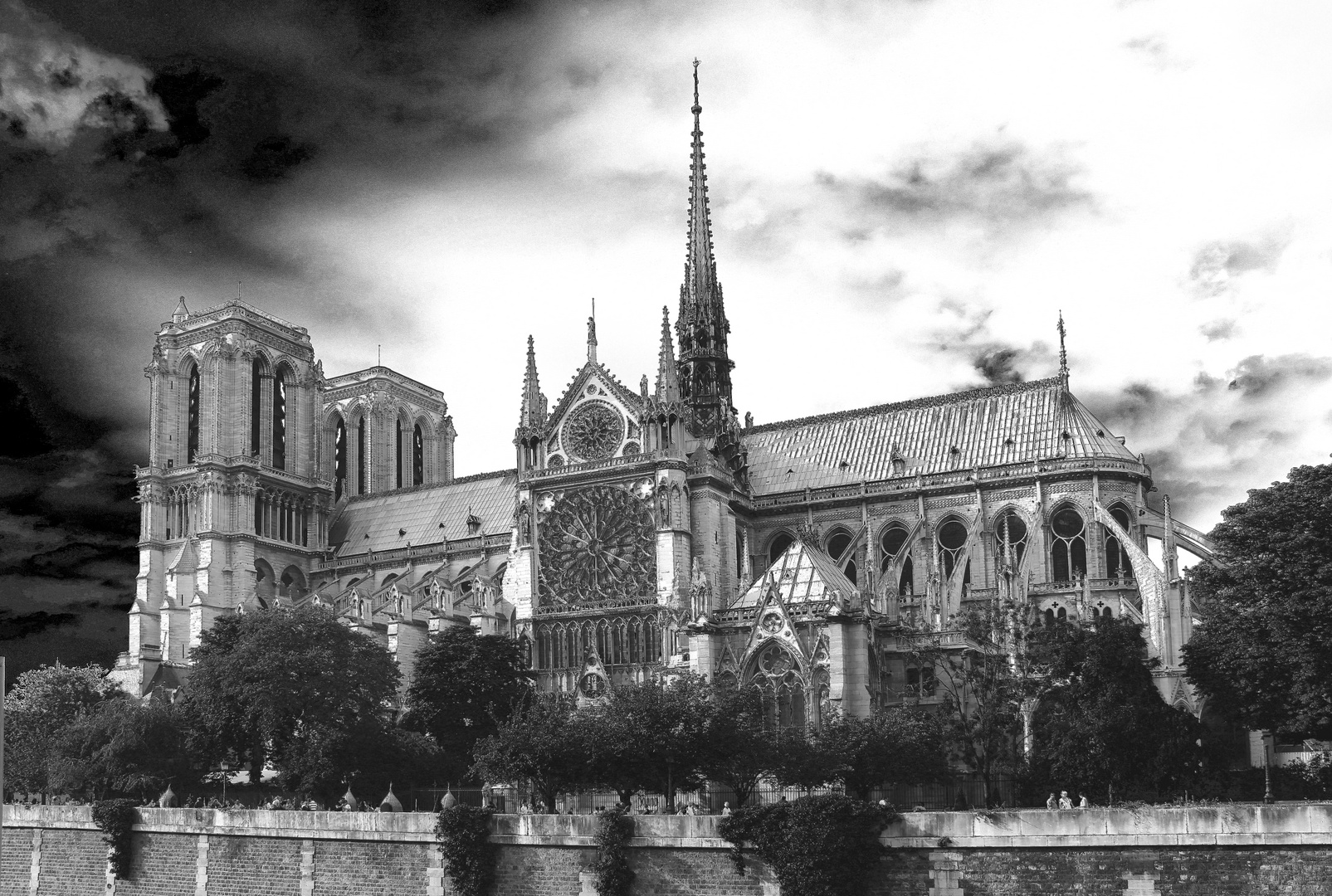 Paris, Notre Dame, sw