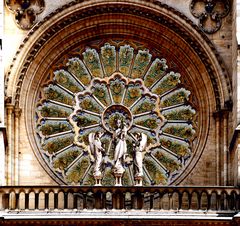 Paris: Notre-Dame, westliche Fensterrose