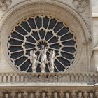 Paris: Notre-Dame, westliche Fensterrose (unbearbeitet)