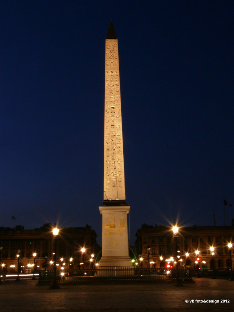 Paris - Obelisk auf dem Place de la Concorde
