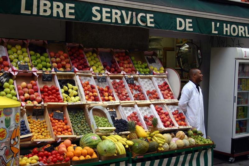 Paris- Obstverkäufer