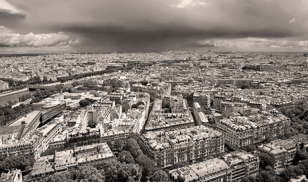 Paris on a rainy day