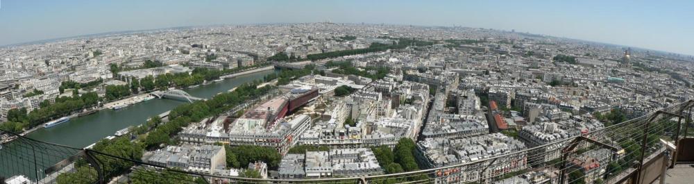 Paris-Panorama von der 2.Etage