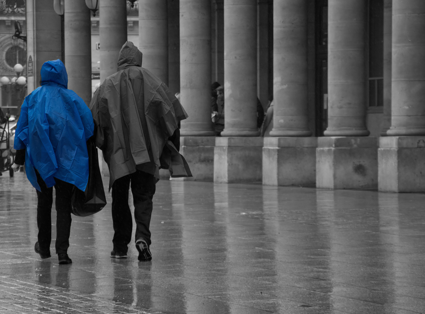 Paris par temps de pluie