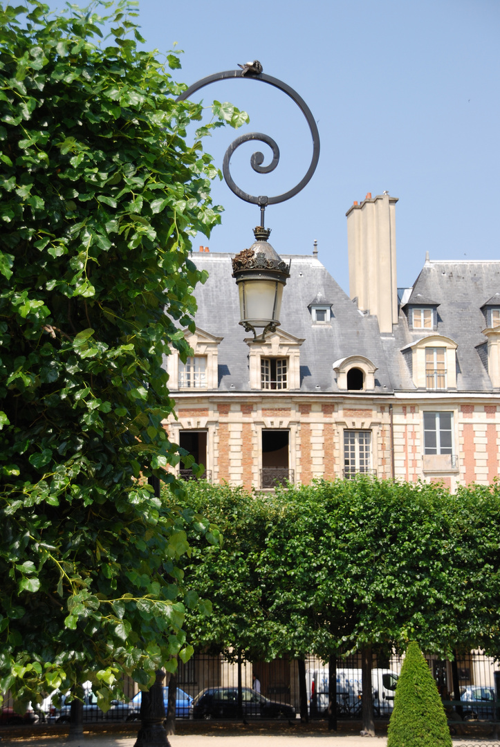 Paris, Place des Vosges, Detailaufnahme