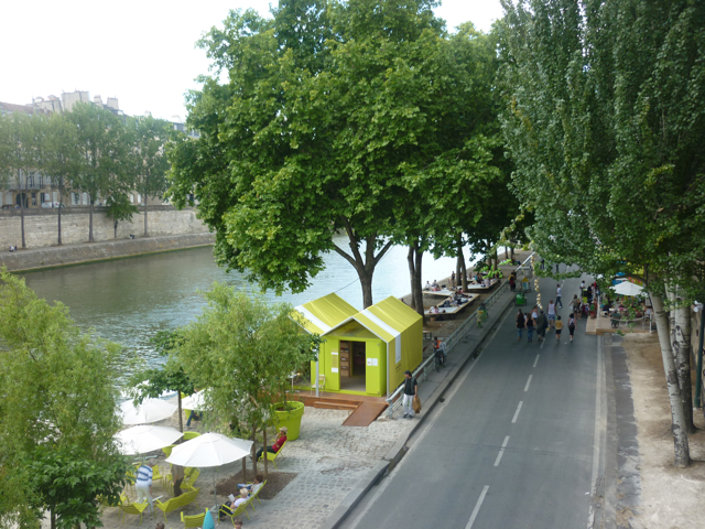 Paris plage sur les bords de Seine