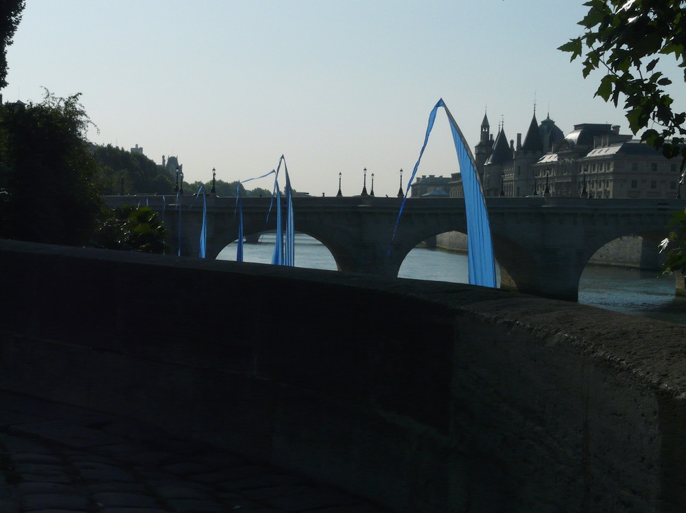 Paris plage, un matin de bon heure.