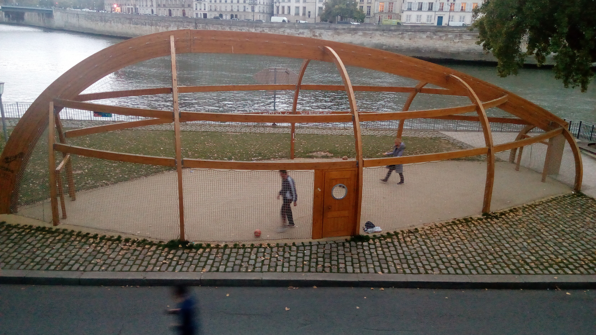 Paris - playground by the river