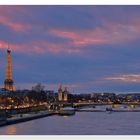 Paris - Pont Alexandre III und Eiffelturm