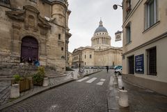 Paris - Quartier Latin - Rue de la Montagne Sainte Geneviève - Panthéon - Saint-Étienne-du-Mont