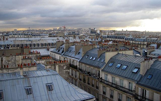 paris roofs