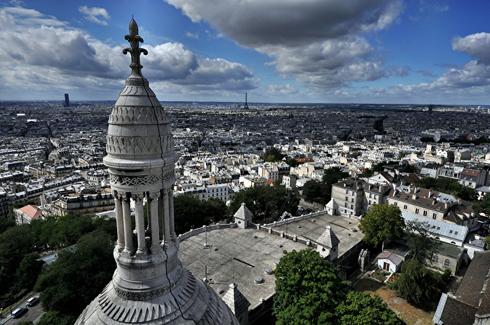 Paris - Sacre Coeur und Eiffelturm