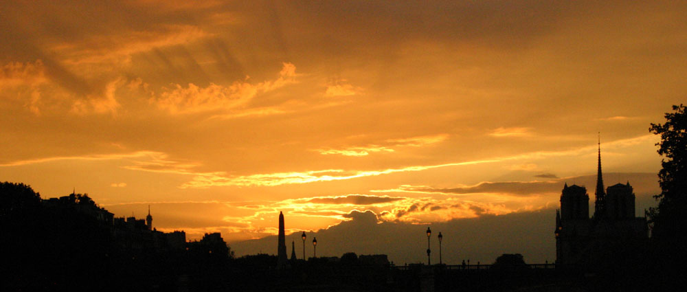 Paris- Seinerundfahrt in der Abenddämmerung (2) 2.Version