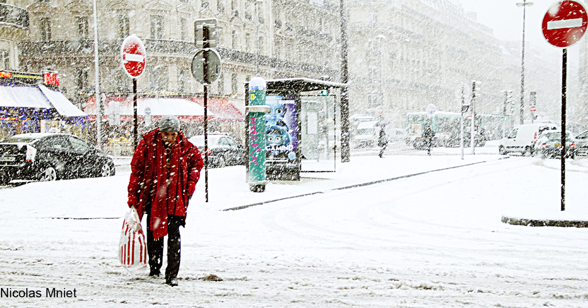 Paris sous la neige