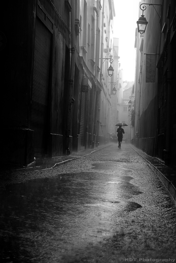 Paris sous la pluie