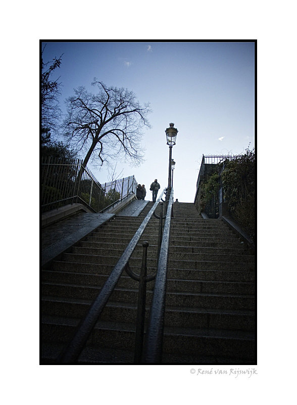 Paris stairs