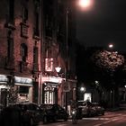 Paris Straßen bei Nacht