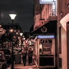 Paris Straßen bei Nacht