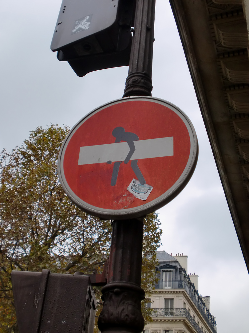 Paris street sign