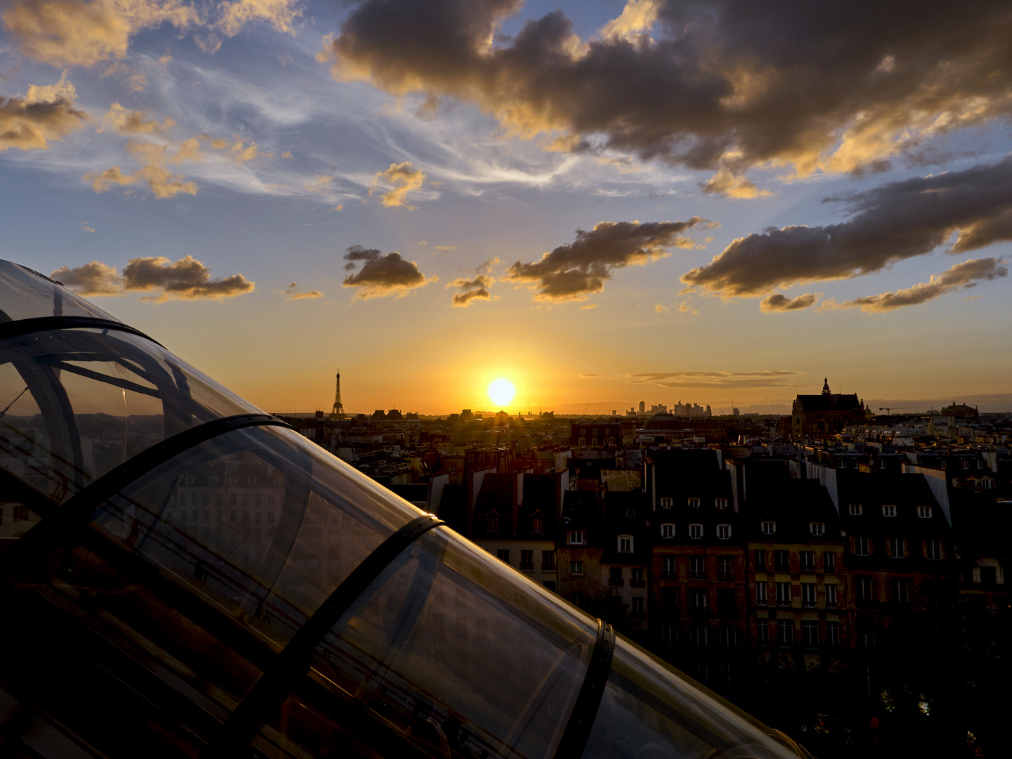 Paris sunset 