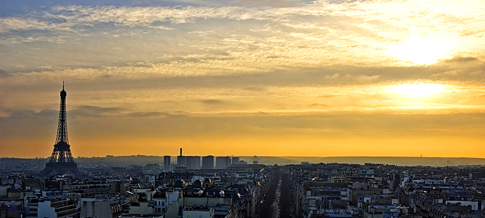 Paris sunset