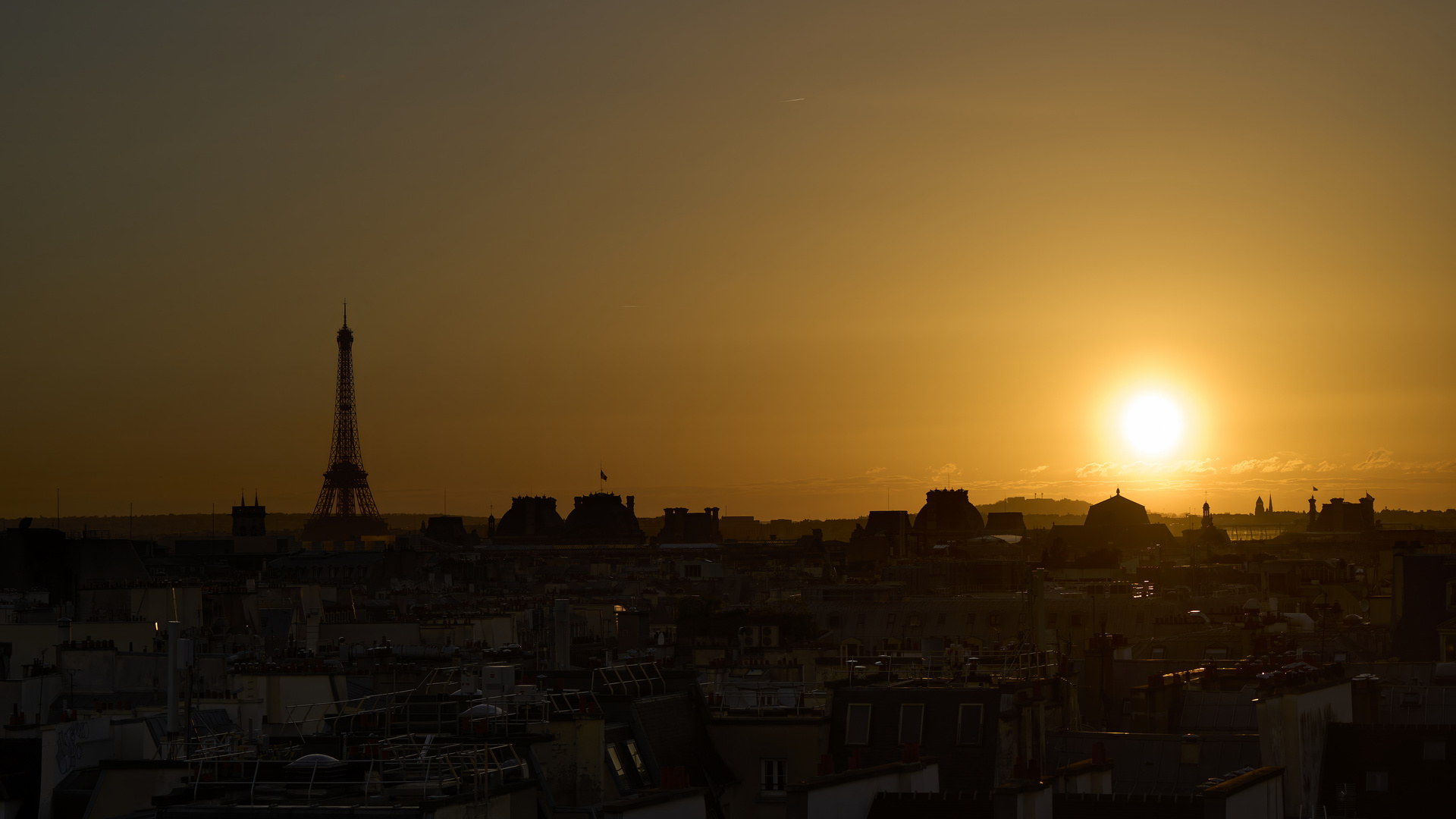 Paris sunset 