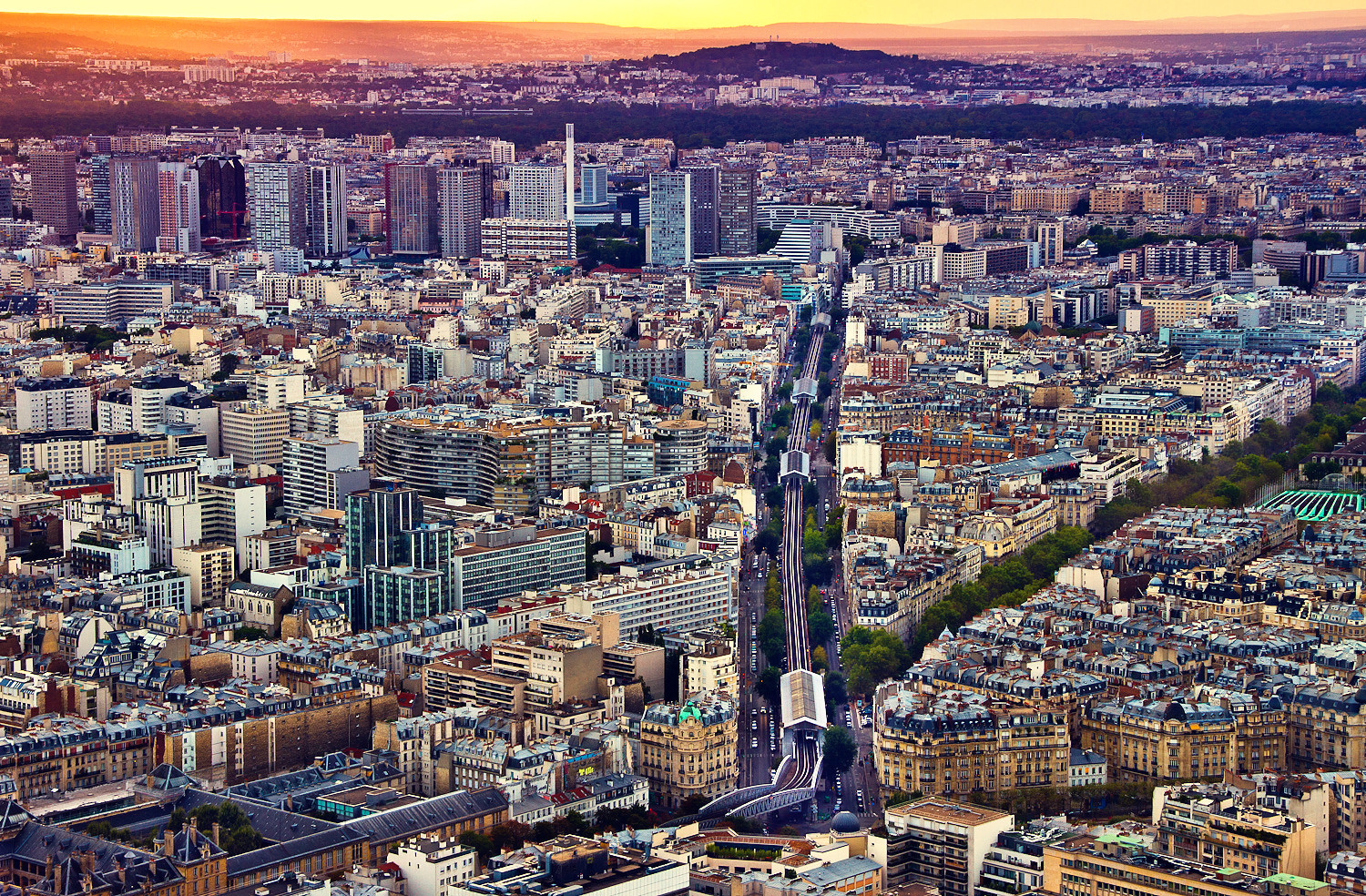 paris sunset