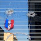 Paris the day after 3 Bullets holes