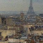 Paris under rain