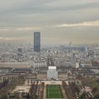 Paris - View from Tour Eiffel - Parc du Camp Mars and Tour Montparnasse - 05