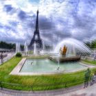 Paris vom Trocadero zum Eiffelturm 