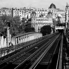 Paris von Der Metro aus gesehen