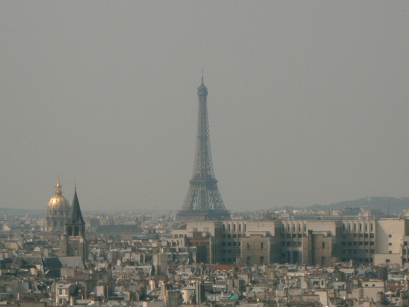 Paris von ganz hoch oben