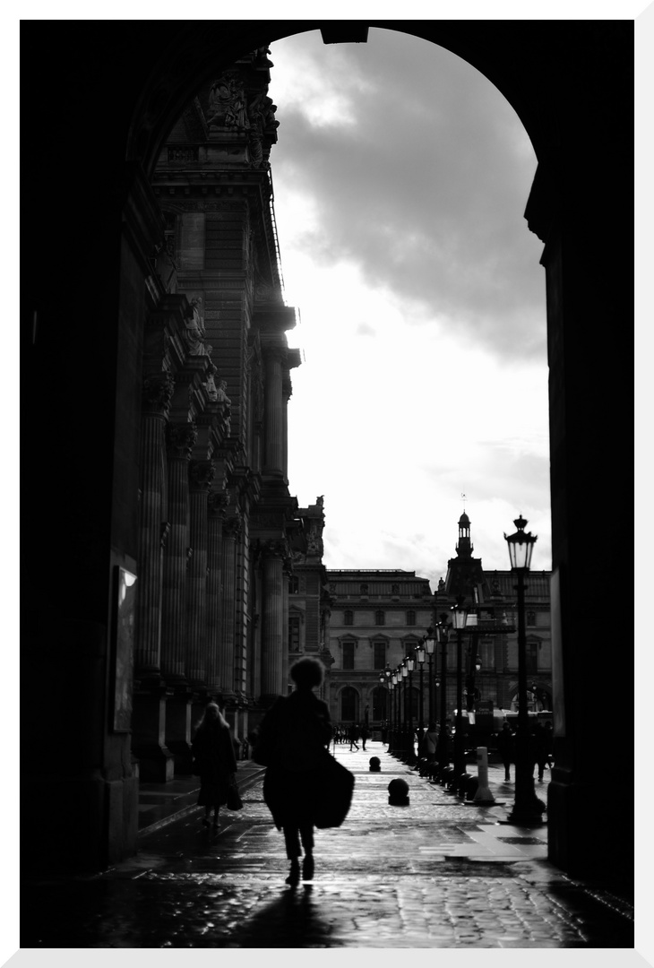 Paris - Vor dem Louvre