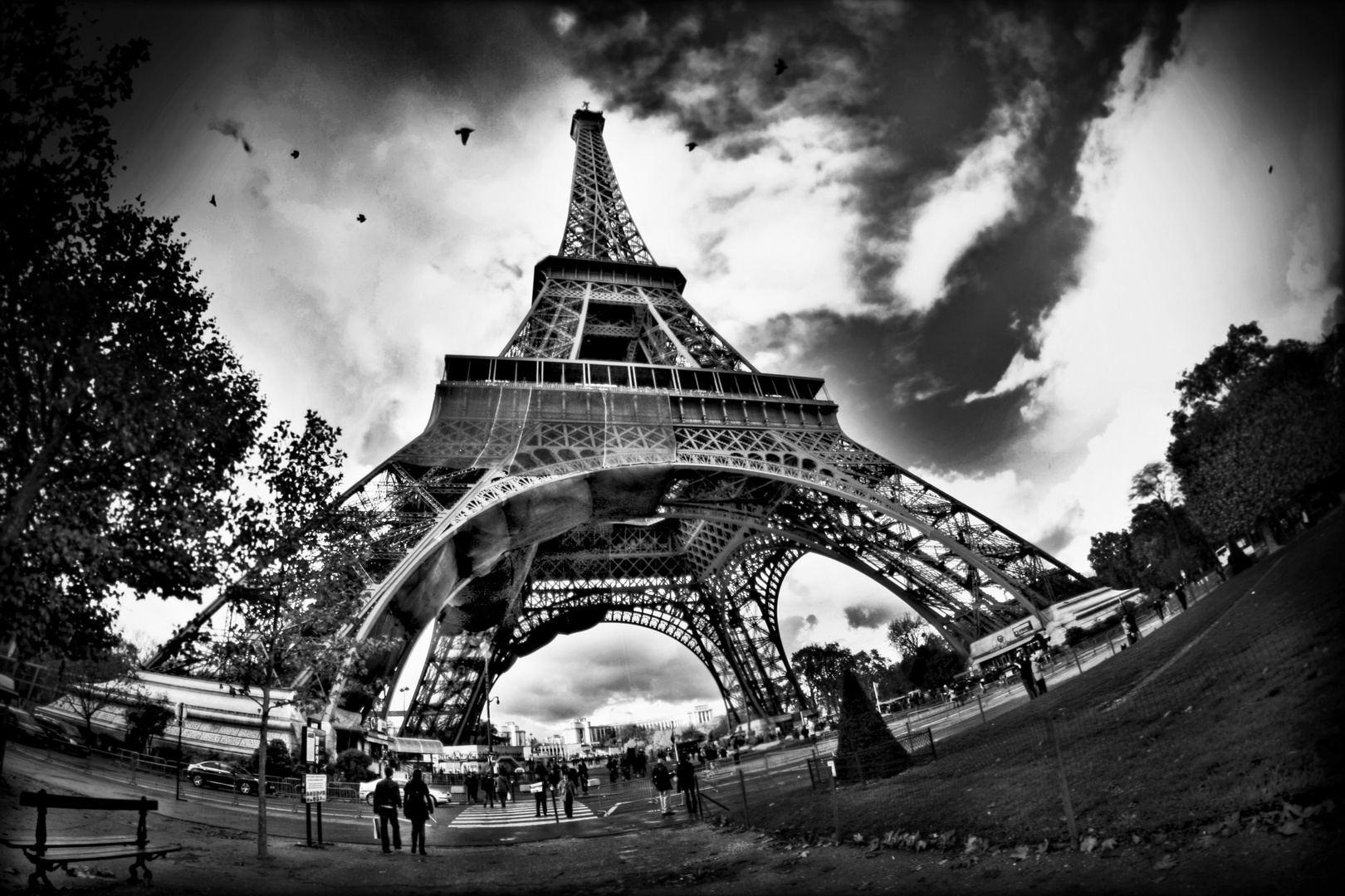 paris vue du sol