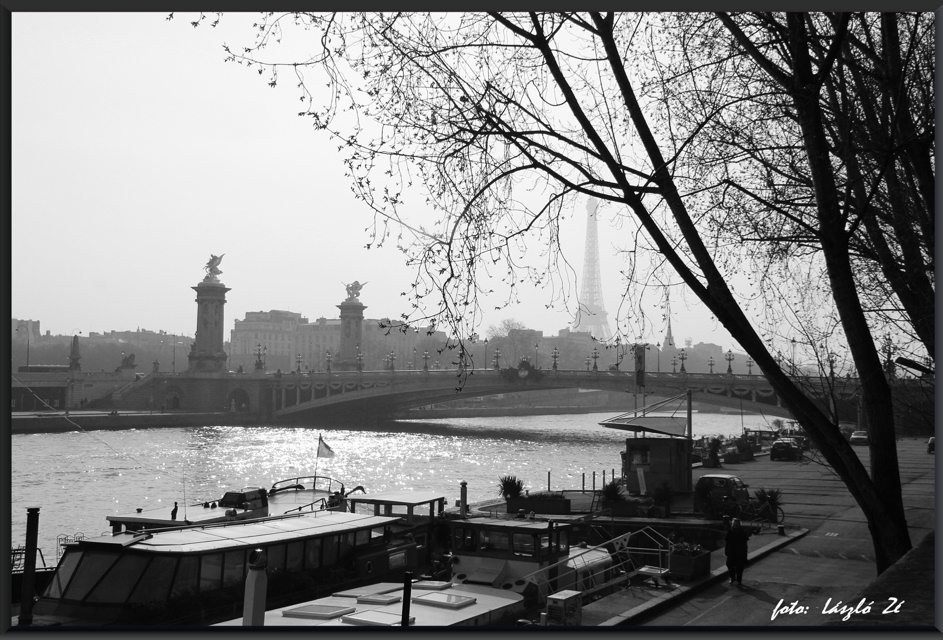 Paris with Pont Alexandre III