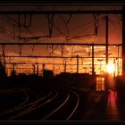 Pariser Bahnhof am Abend