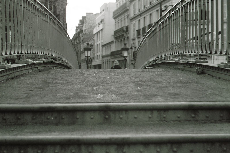 Pariser Brücke im Februar