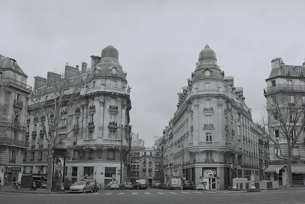 Pariser Innenstadt von Nadine Spielmann 